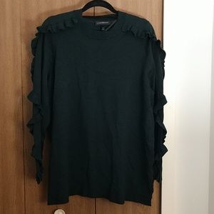 Dark jade green sweater